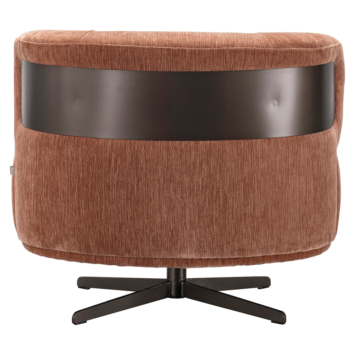 Fauteuil lounge Lauren be straight mocha mousse swivel