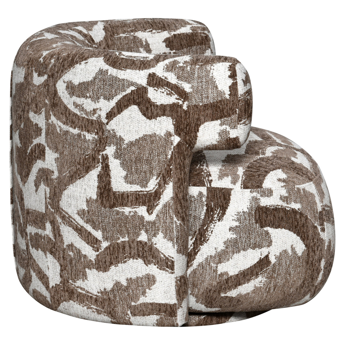 Talley brown nature swivel lounge chair