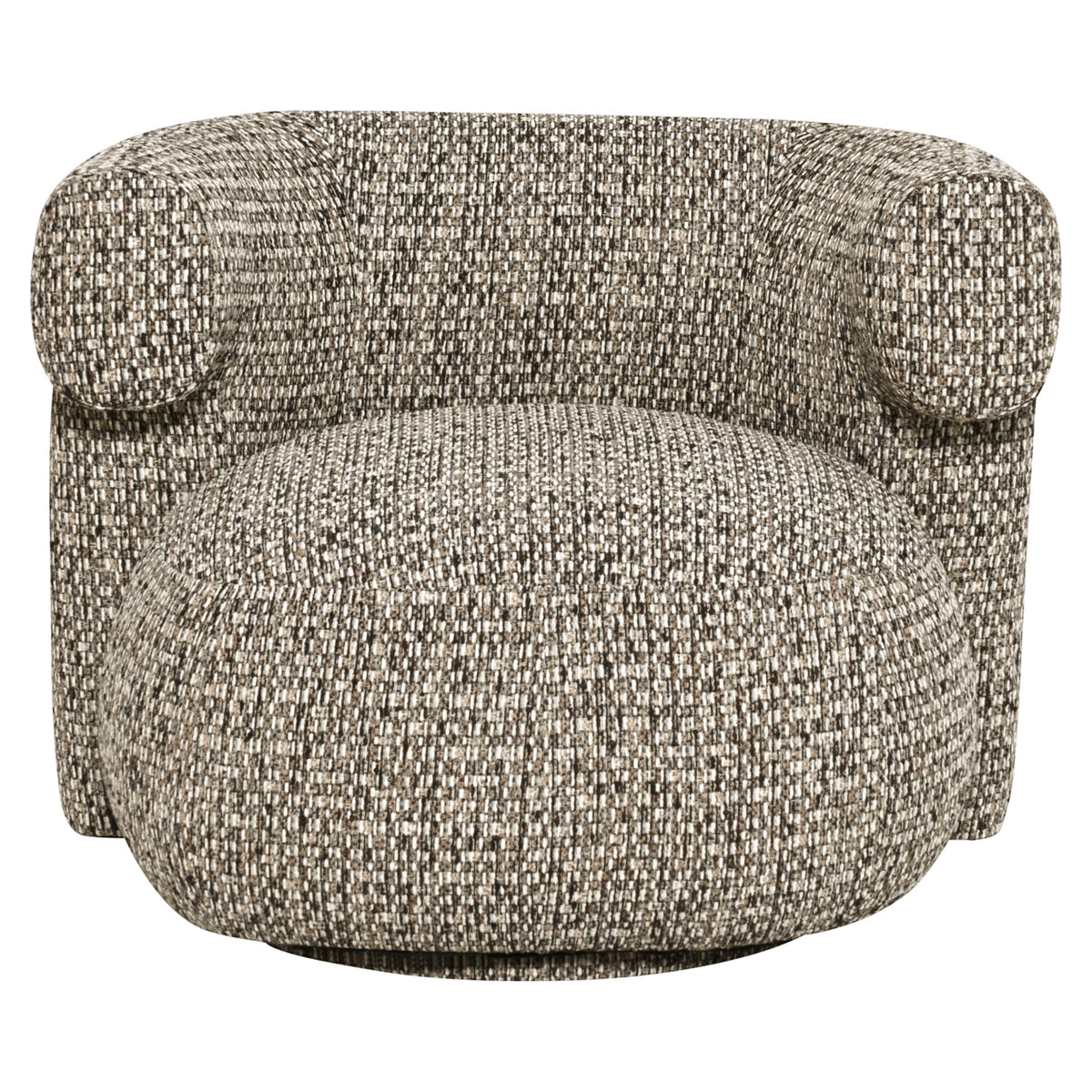Fauteuil lounge Talley aspect galet pivotant