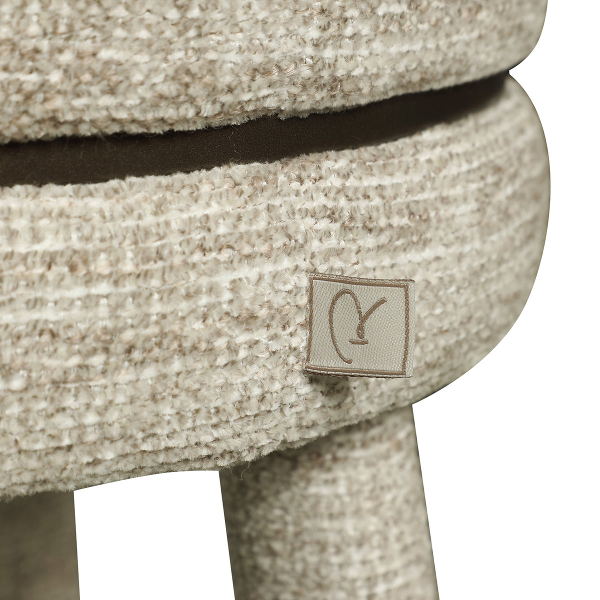 Tresenstuhl Tenashar naturfarbenes Softweave-Drehmodell