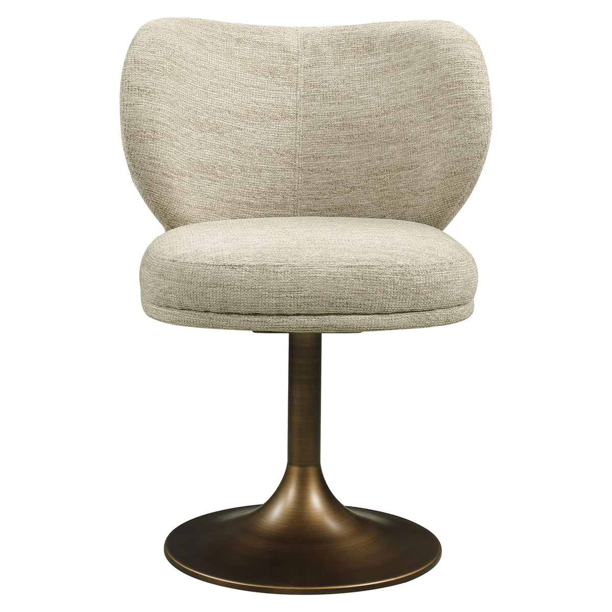 Eetkamerstoel Amely natural softweave swivel