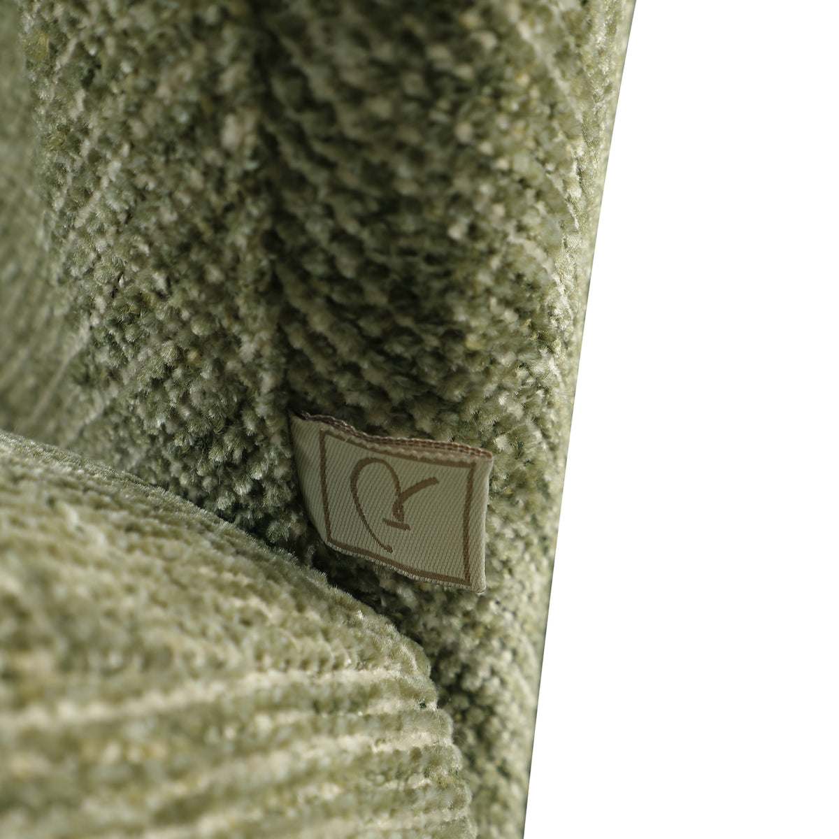 Bar stool Amely pistachio softweave swivel