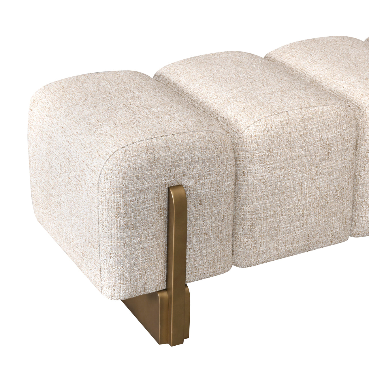 Caleo cream tweed sofa