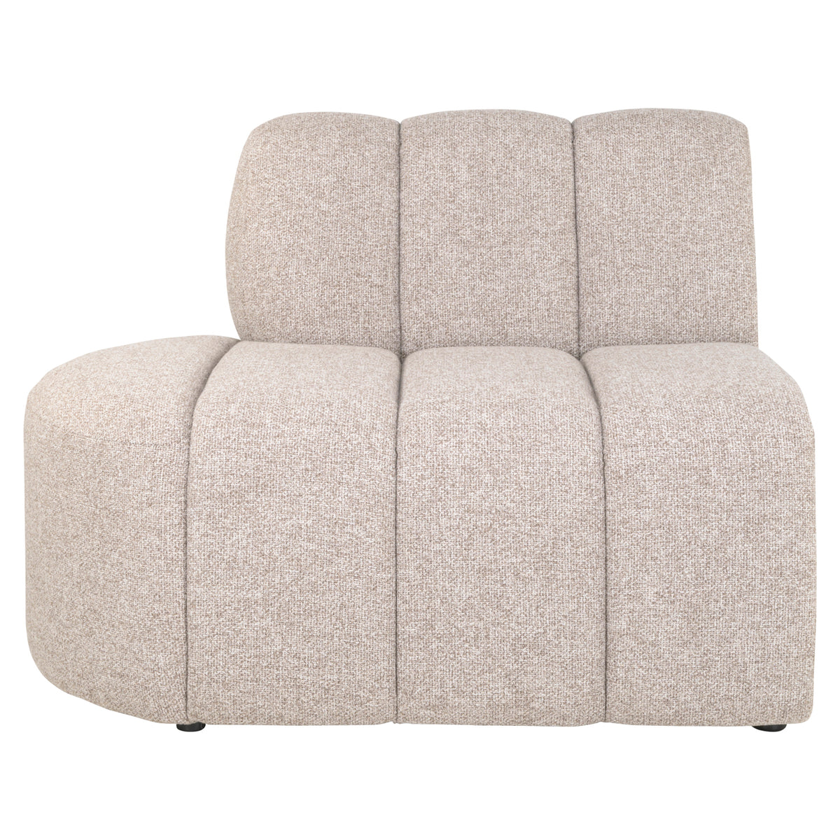 Landmark dining bench customized open end left straight - fully upholstered