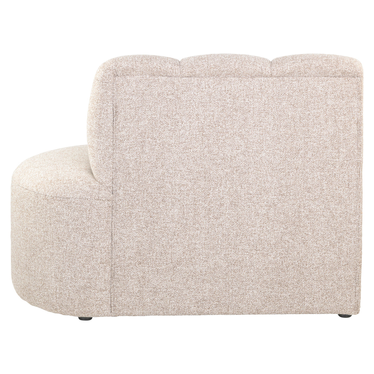 Eetkamer bank Landmark cayenne brown open end right straight - fully upholstered