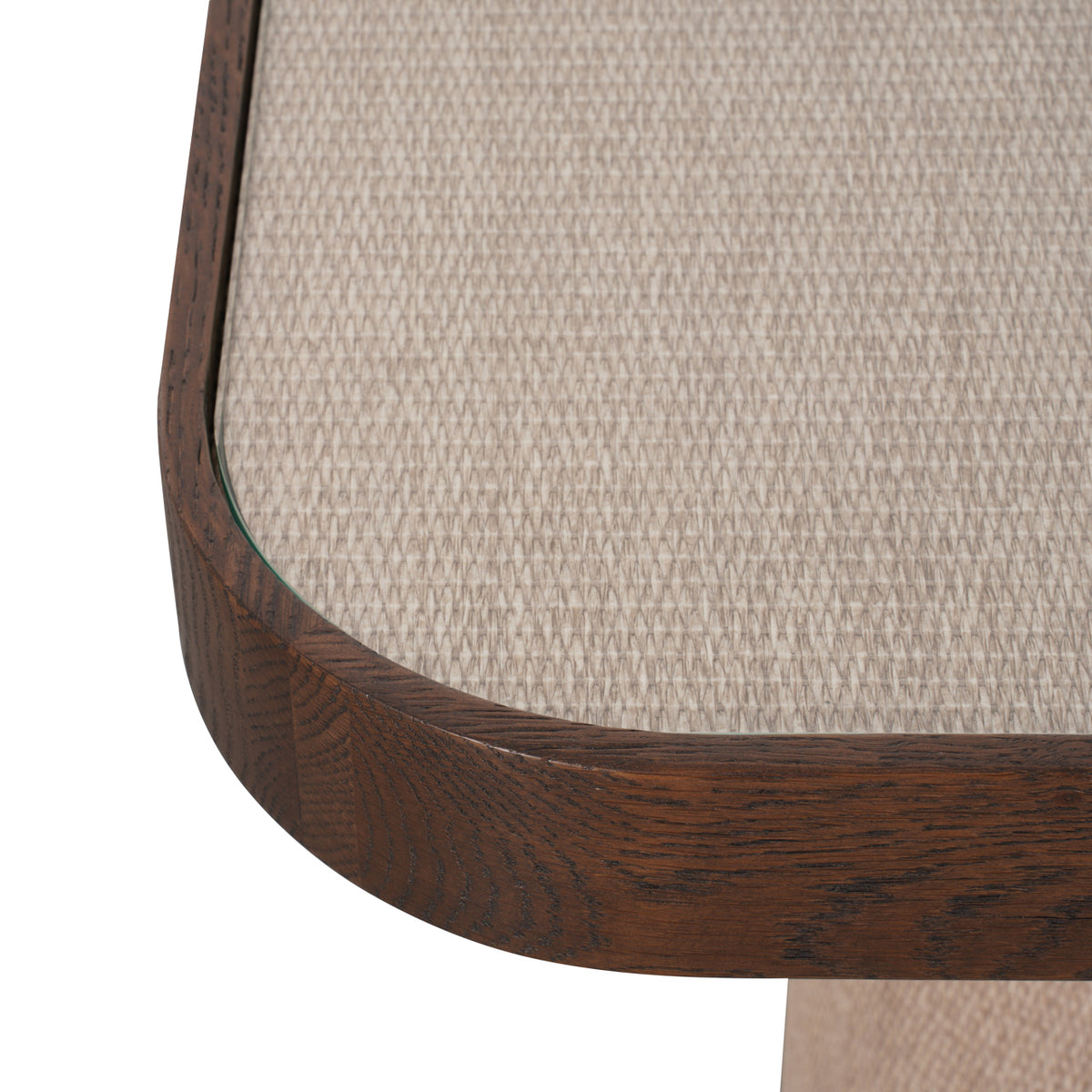 Beistelltisch Willox beige inklusive Glas