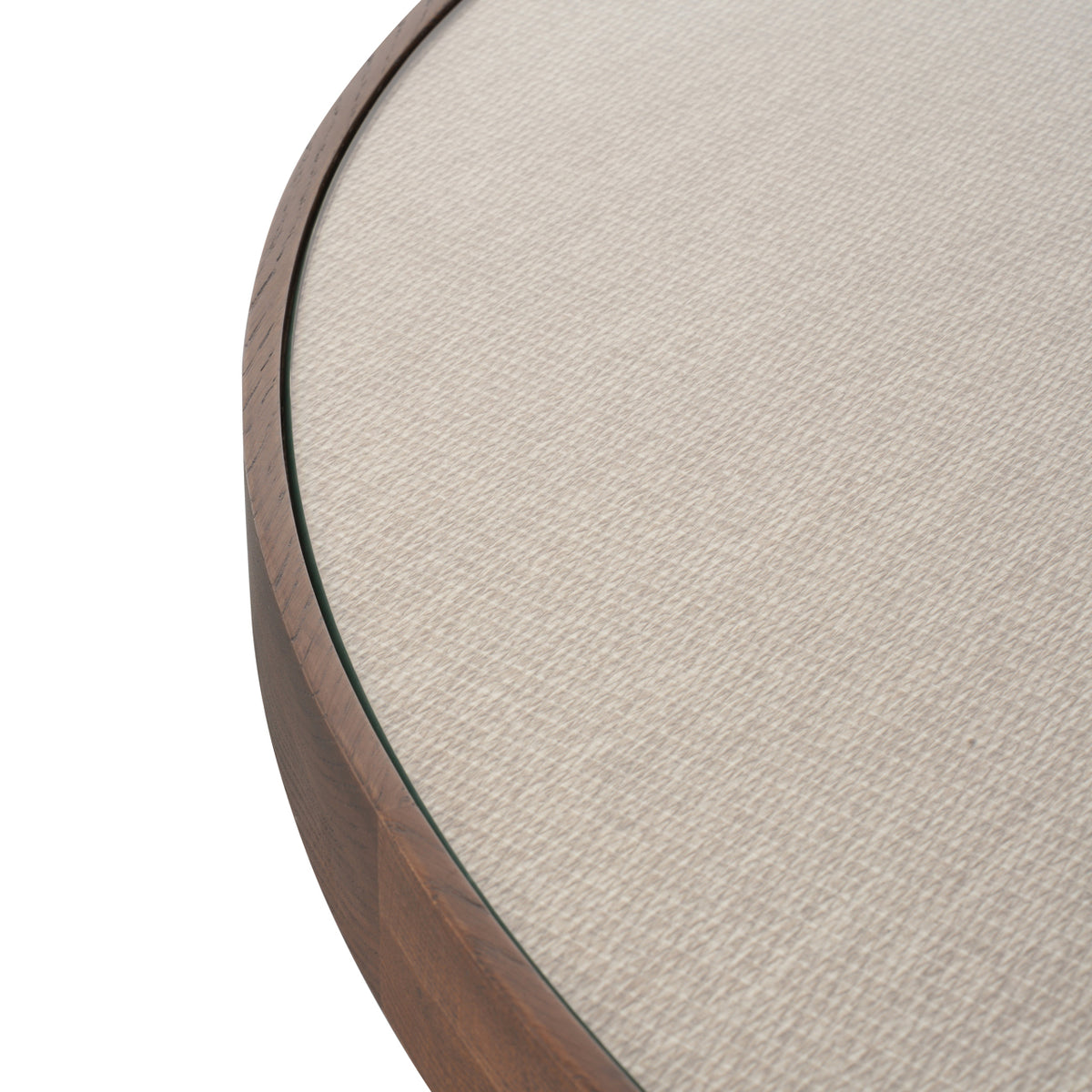 Willox dining table beige 130Ø including glass