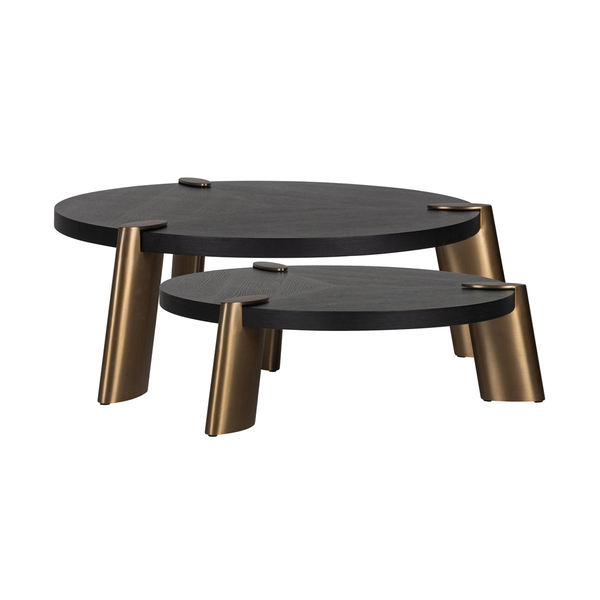 Alexander Jones charcoal coffee tables (Brody) (Set of 2)