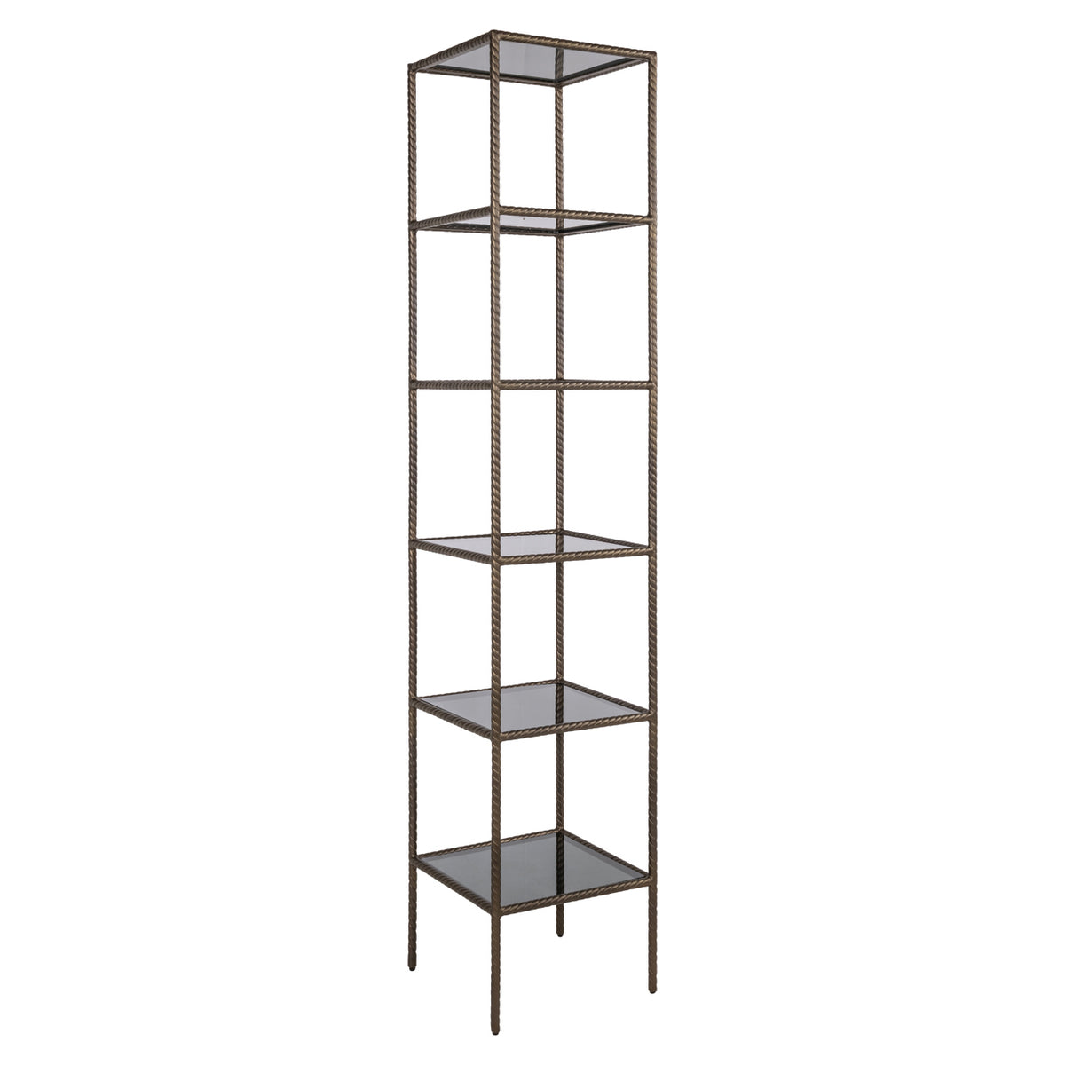 Sheridon wall cabinet gold