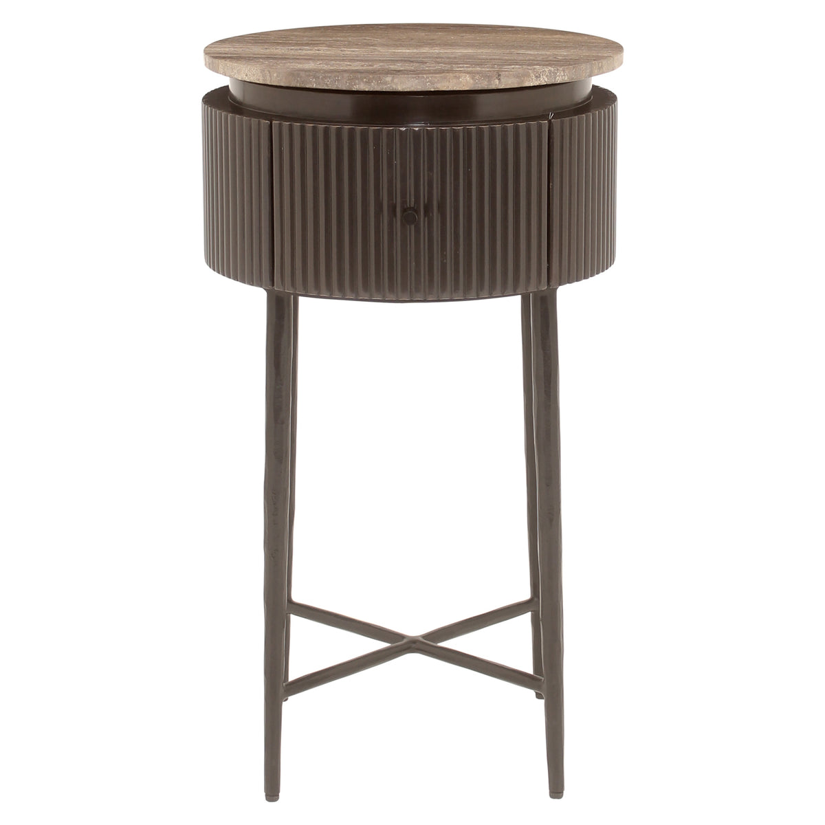 Beistelltisch Russo Esche Braun