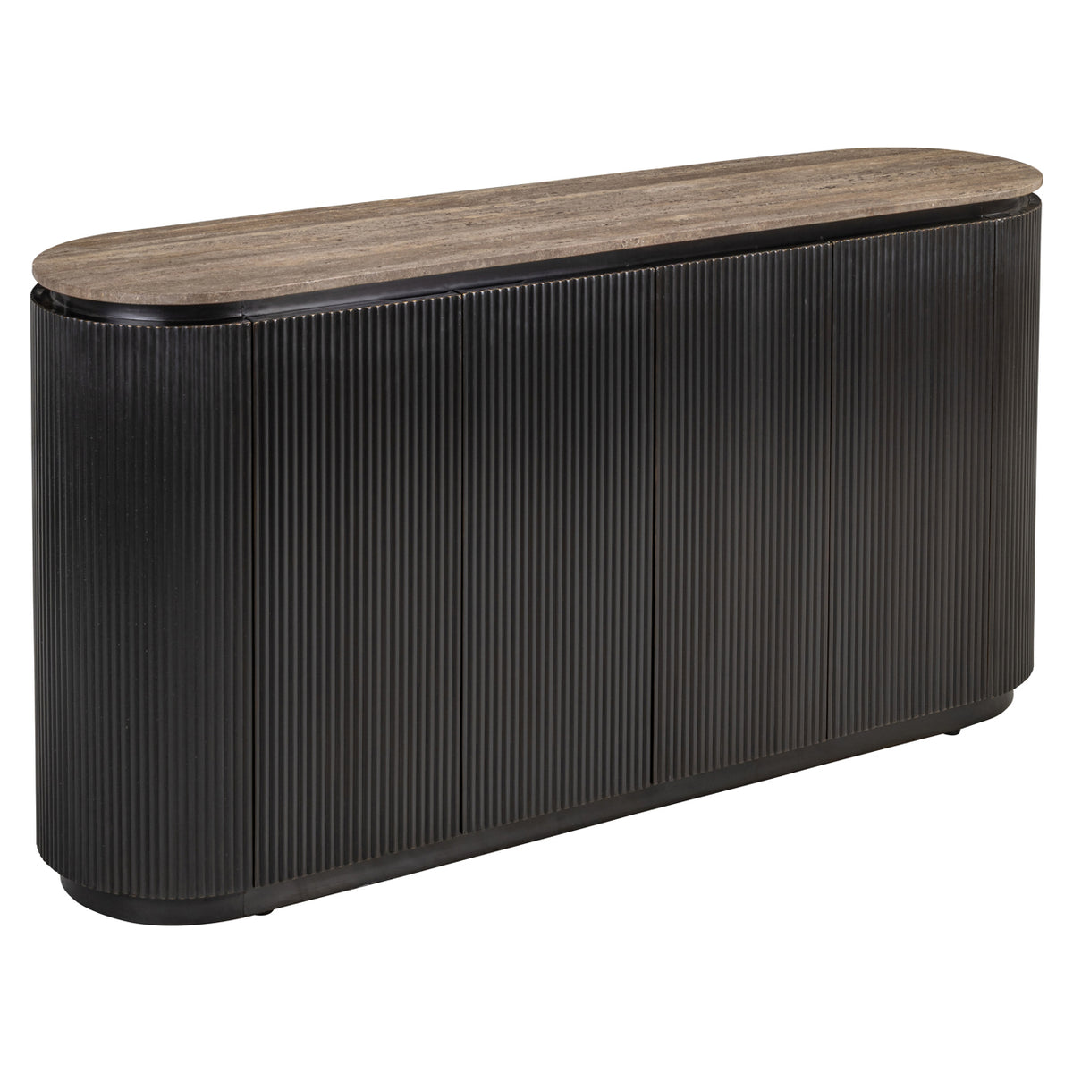 Russo ash brown 4-door sideboard