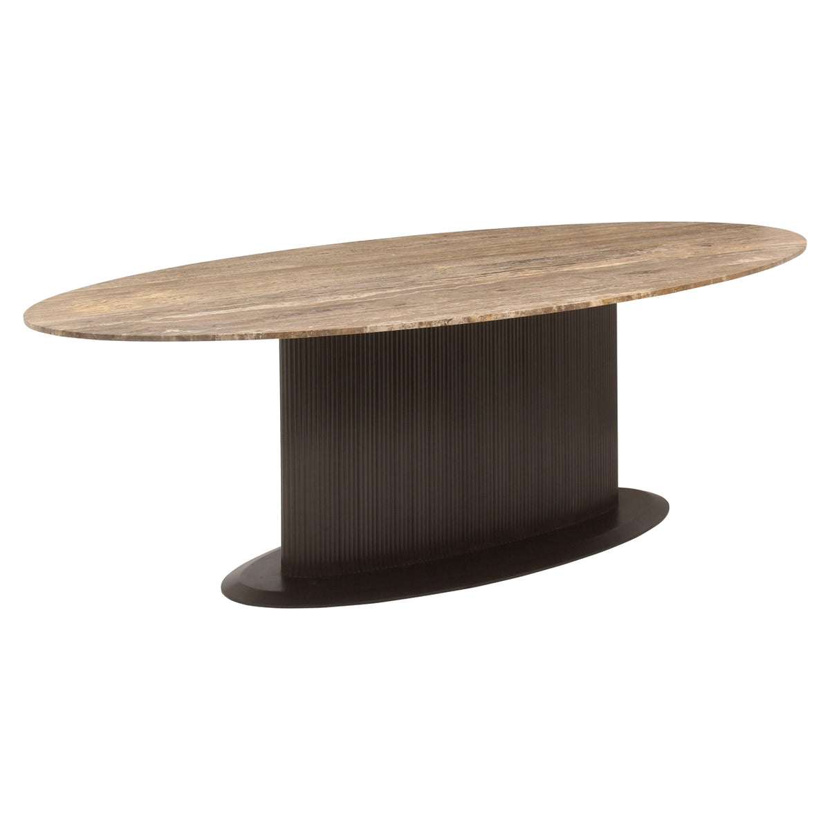 Eettafel Russo ash brown oval 235