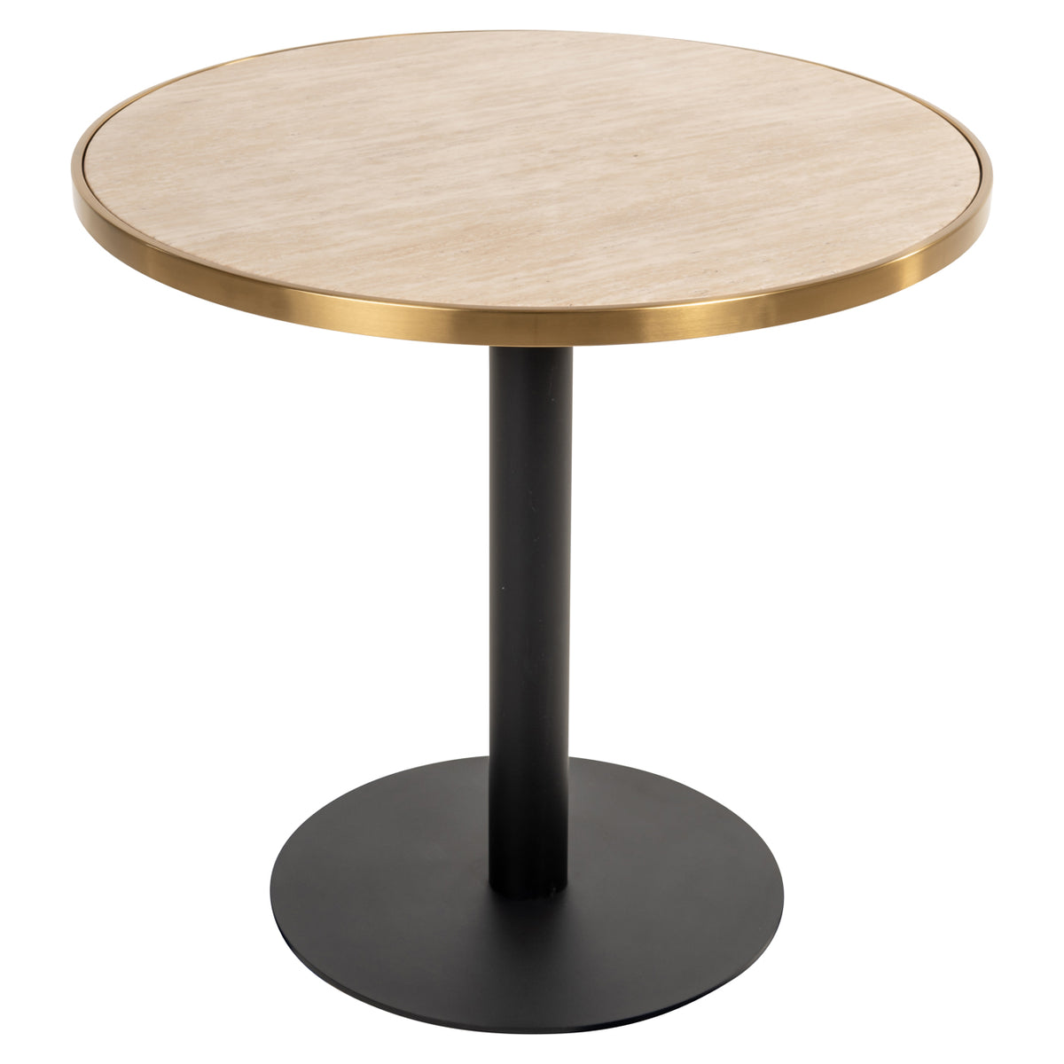 Table de bistrot Brazza beige 80Ø