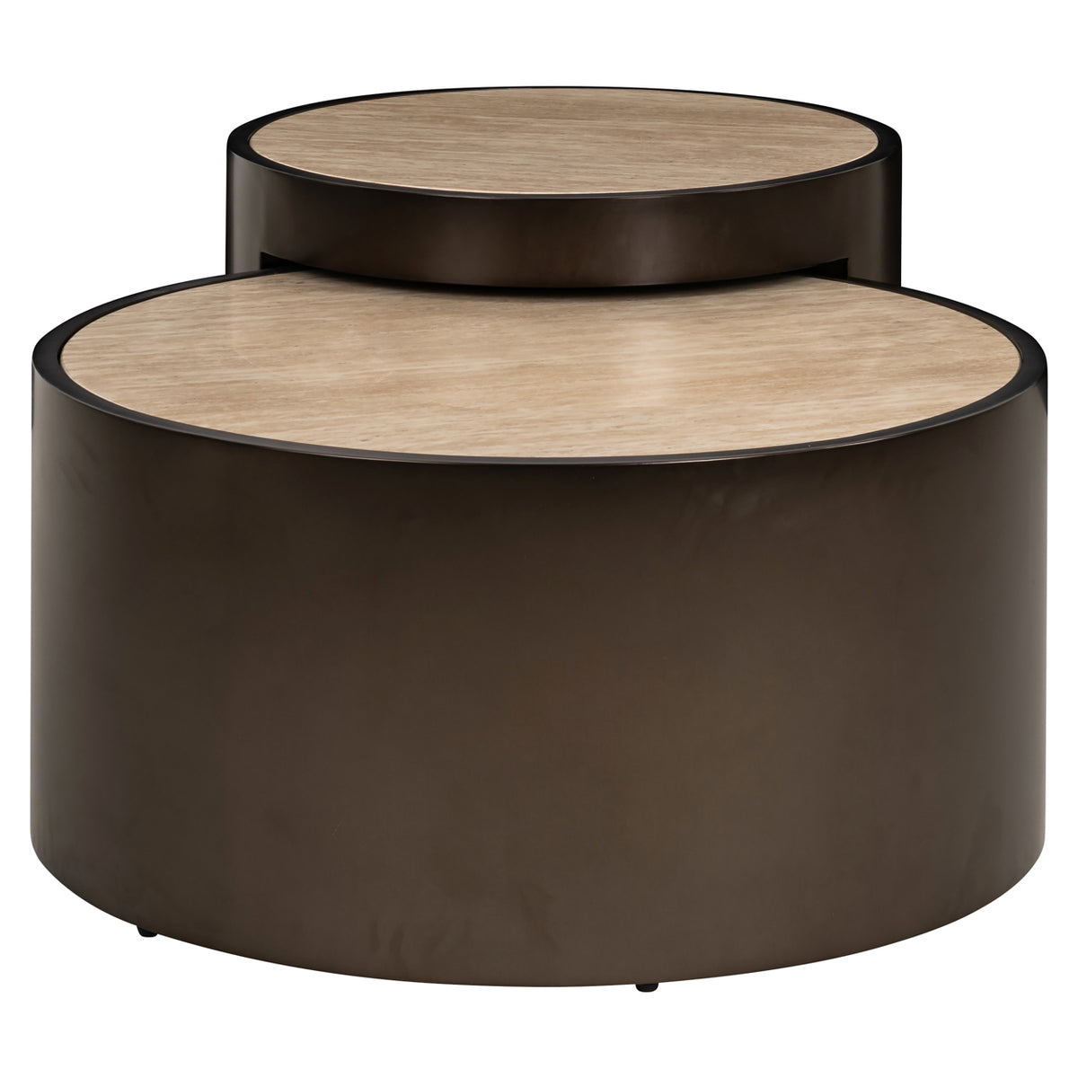Couchtisch Ronson beige (Set aus 2)