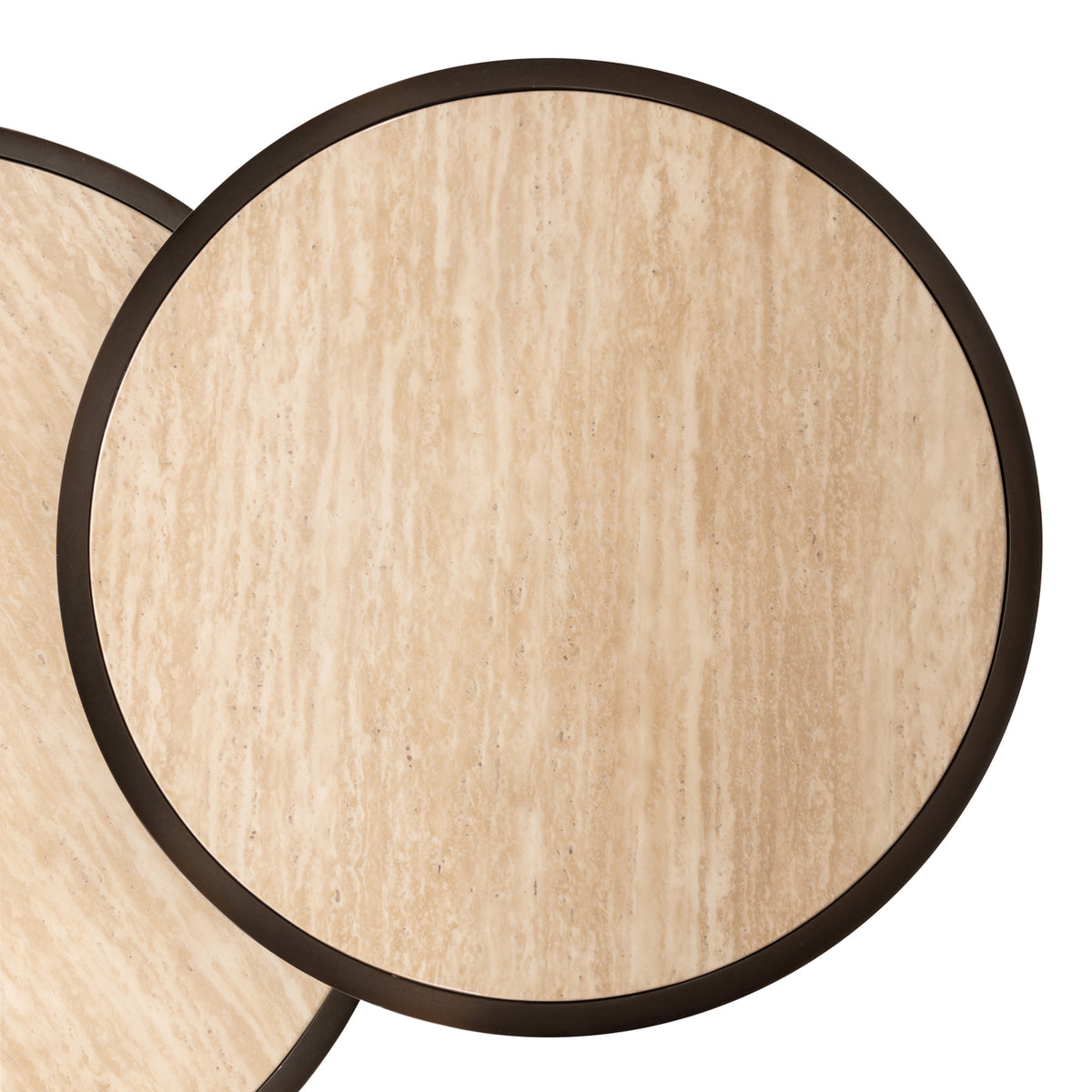Couchtisch Ronson beige (Set aus 2)