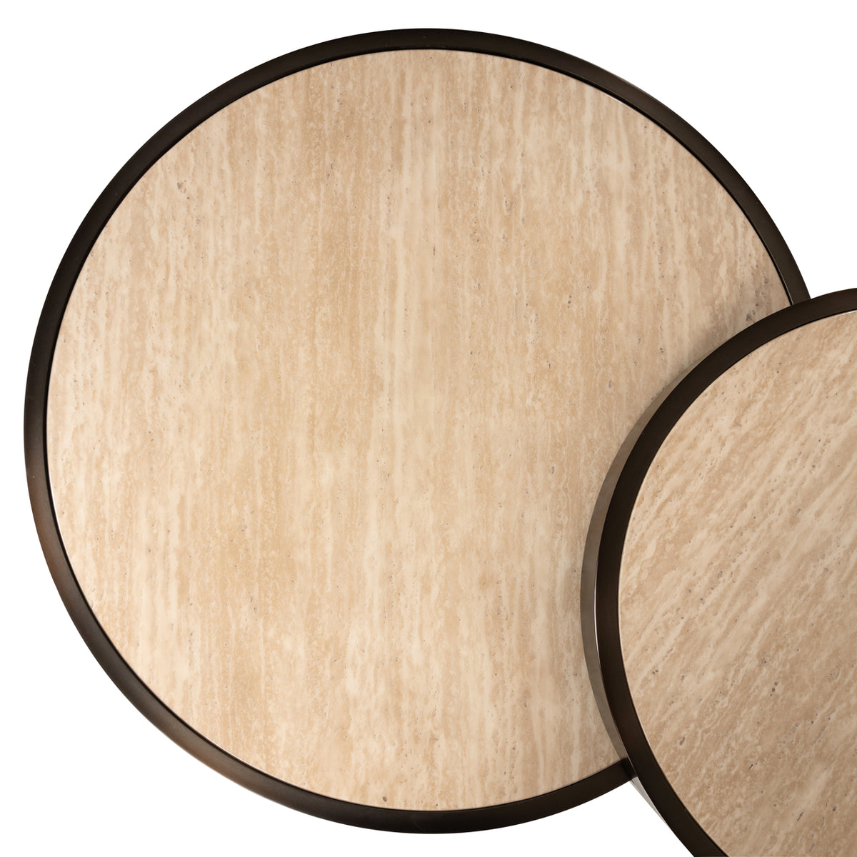 Couchtisch Ronson beige (Set aus 2)