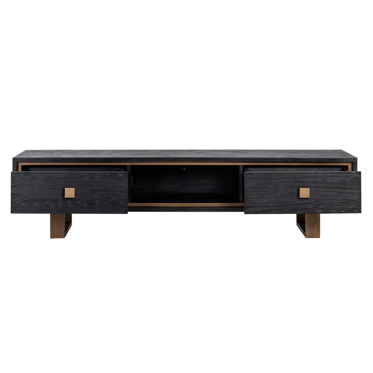 Meuble TV Hunter noir rustique
