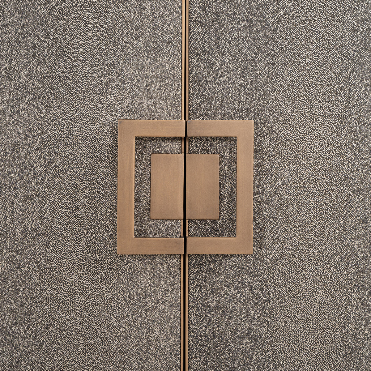 Dressoir Bloomville brass shagreen