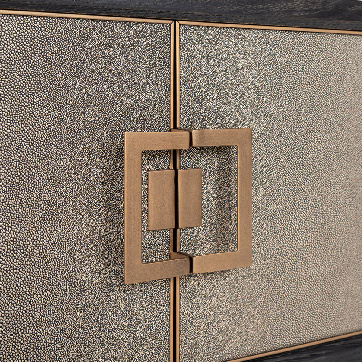 TV Unit Bloomville brass shagreen