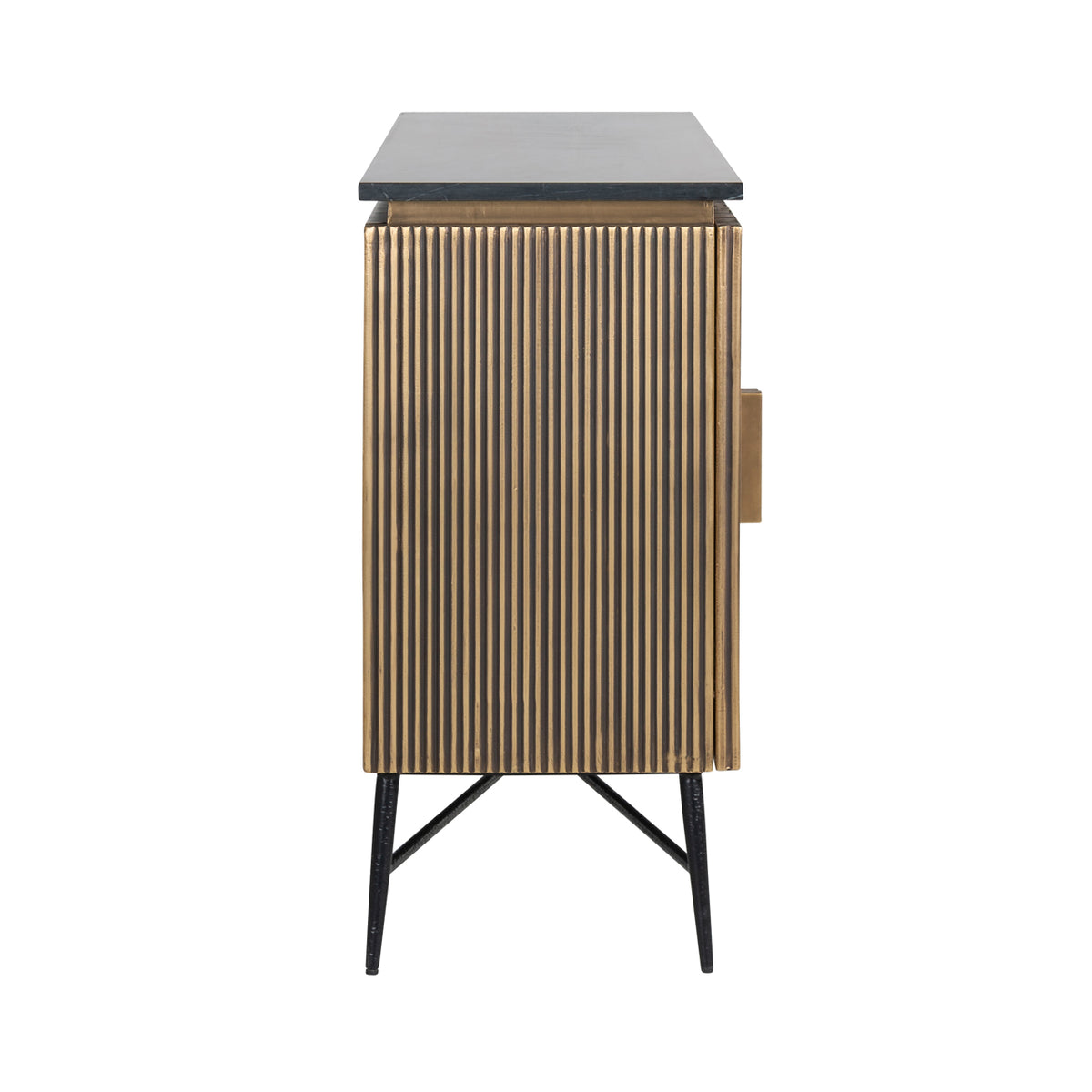 Dressoir Ironville gold 4-doors
