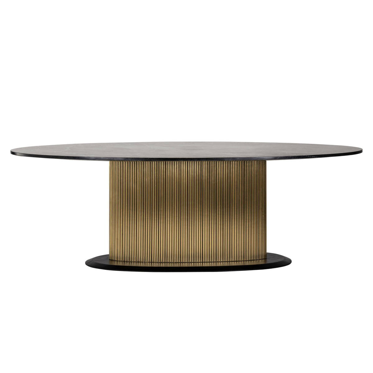 Esstisch Ironville Gold oval 235