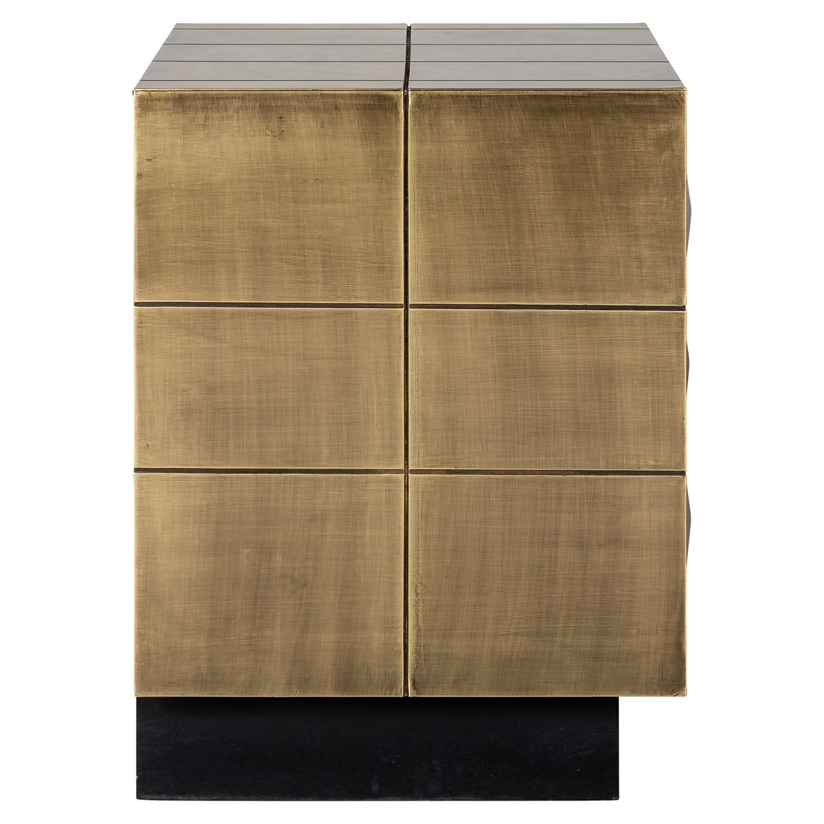Collada bedside table brushed gold