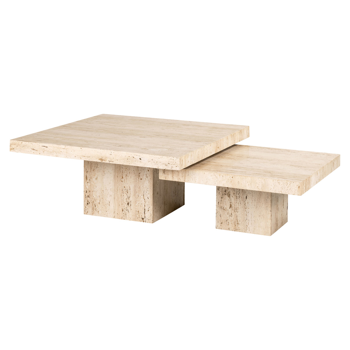 Table basse La Cantera beige (lot de 2)