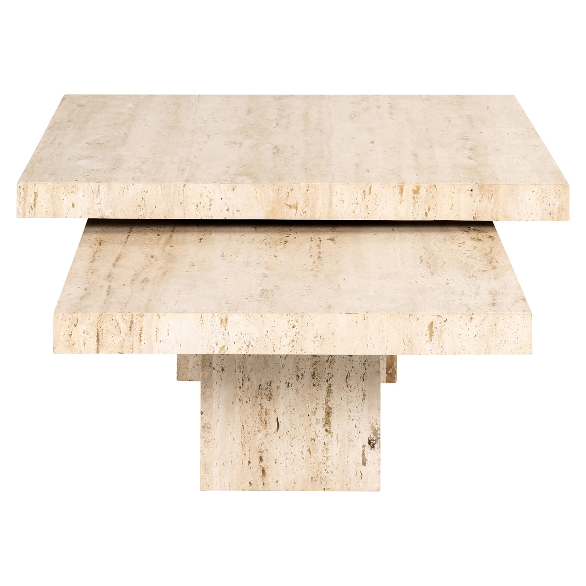 Table basse La Cantera beige (lot de 2)