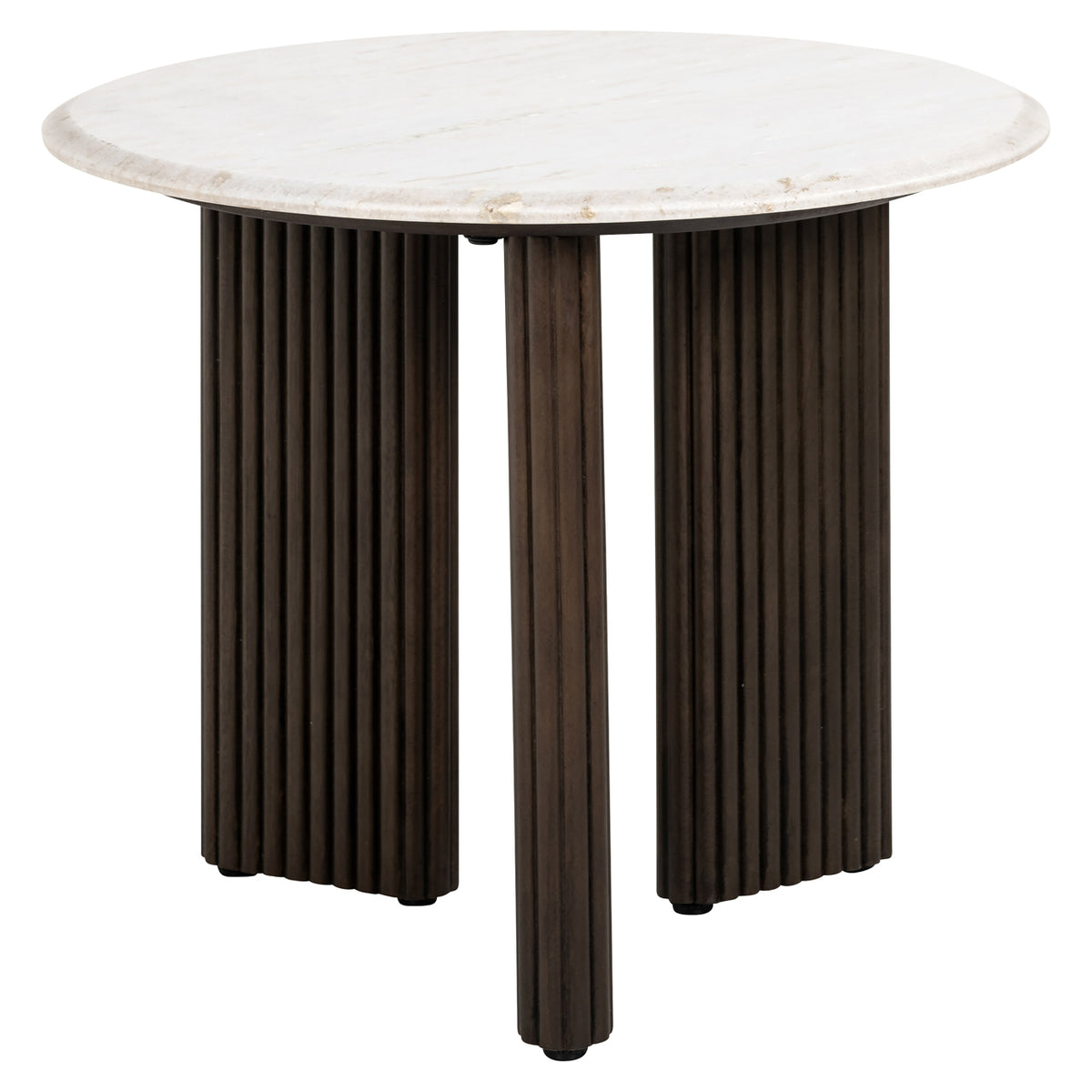 Mayfield brown side table 55Ø