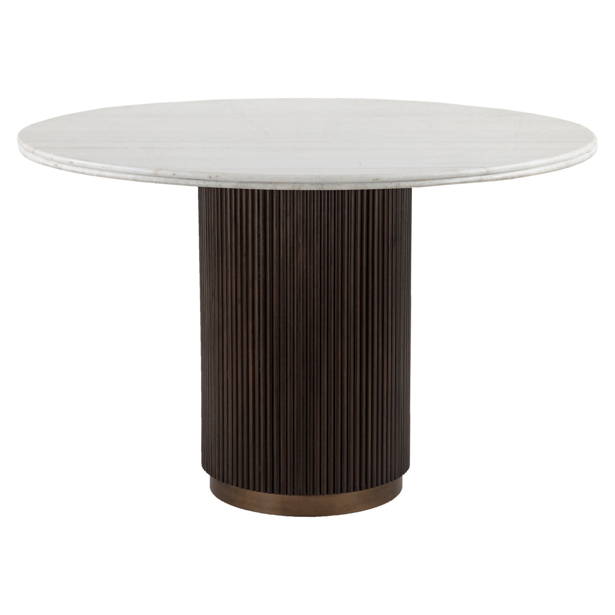 Dining table Mayfield brown 120Ø