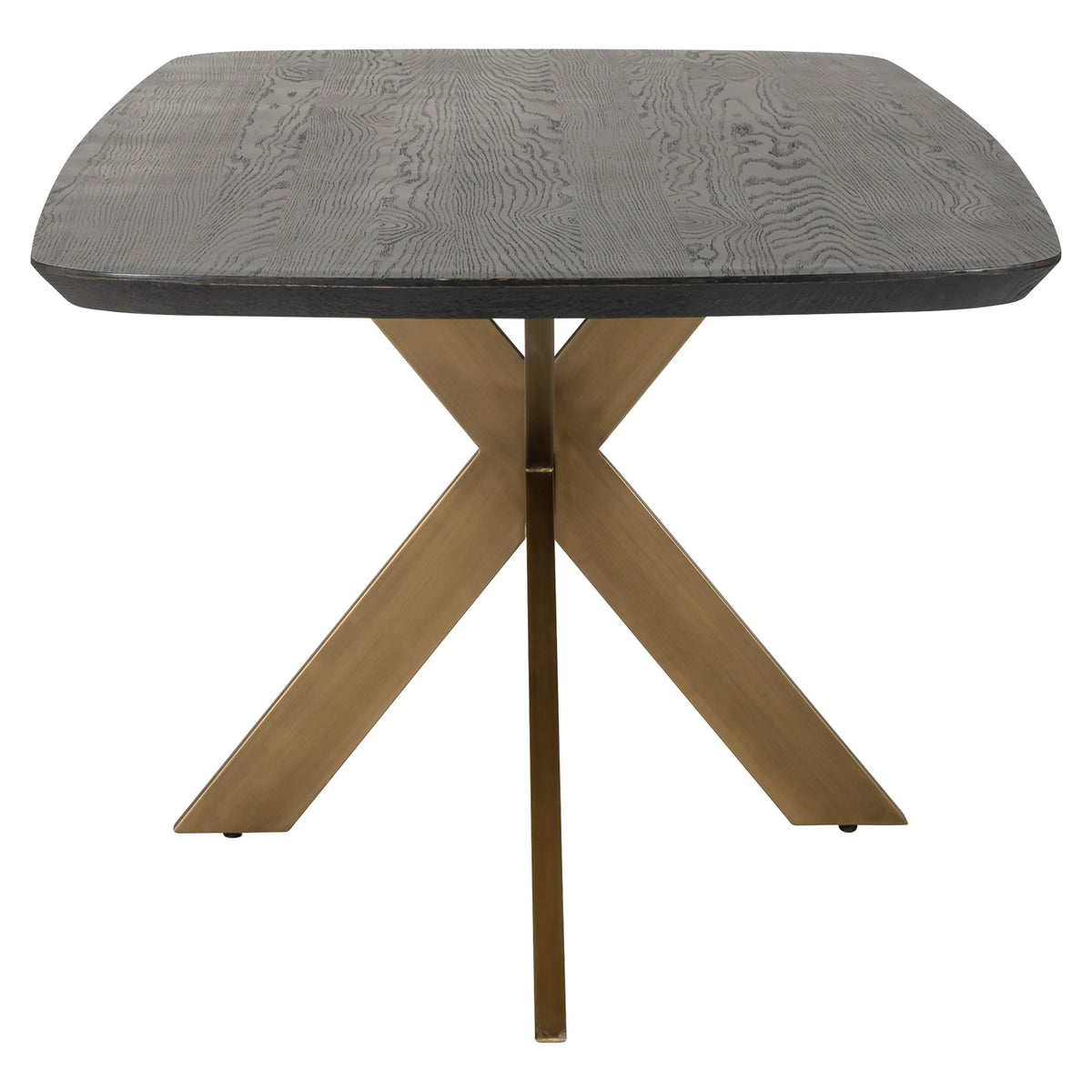 Eettafel Cambon dark coffee danish oval 280