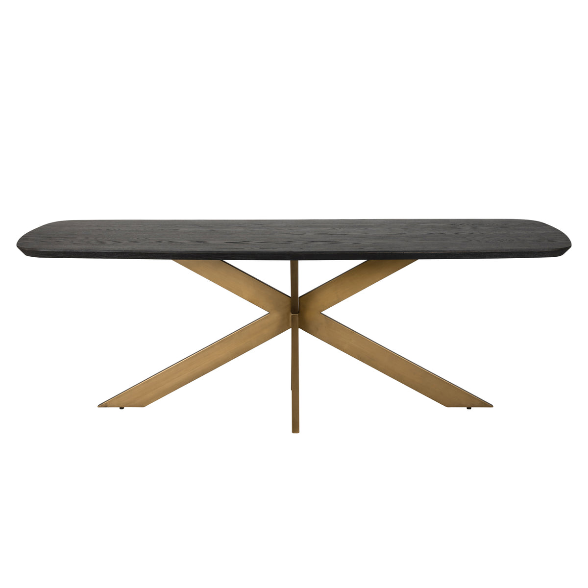 Eettafel Cambon dark coffee danish oval 280