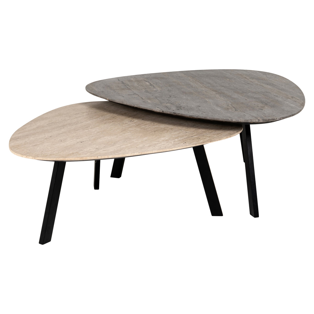 Table basse Spencer beige (ensemble de 2)