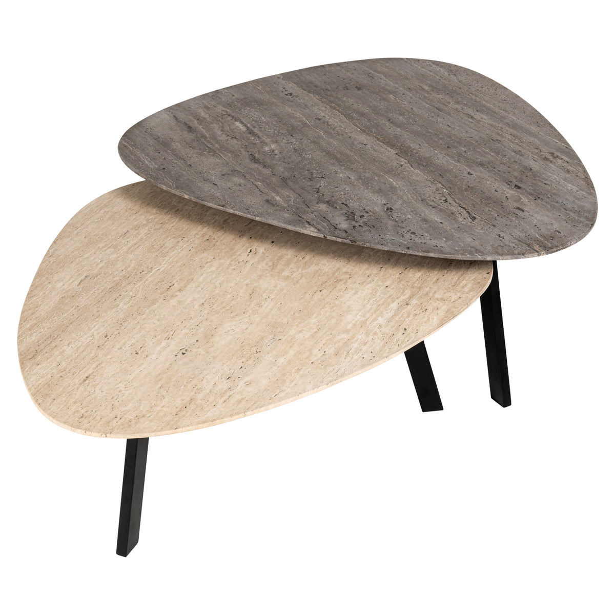 Table basse Spencer beige (ensemble de 2)
