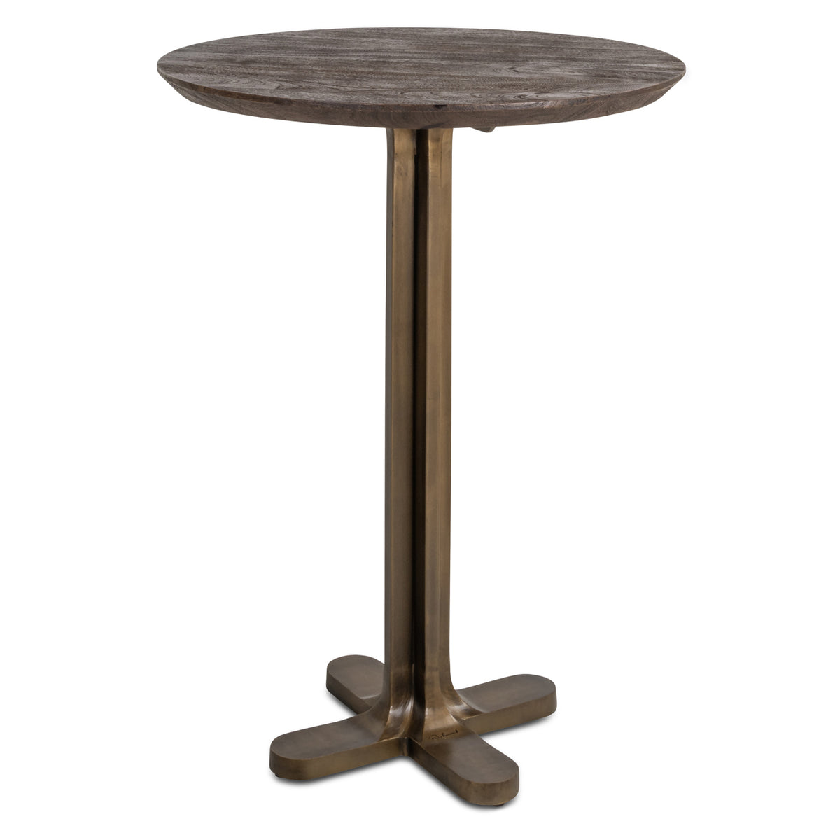 Bar table Revelin dark brown 80Ø