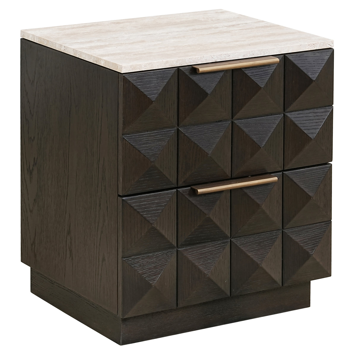 Bedside table Claremont brown