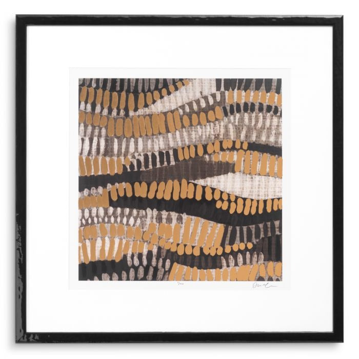 Print Metallic Undulation by June Erica Vess set 2-3