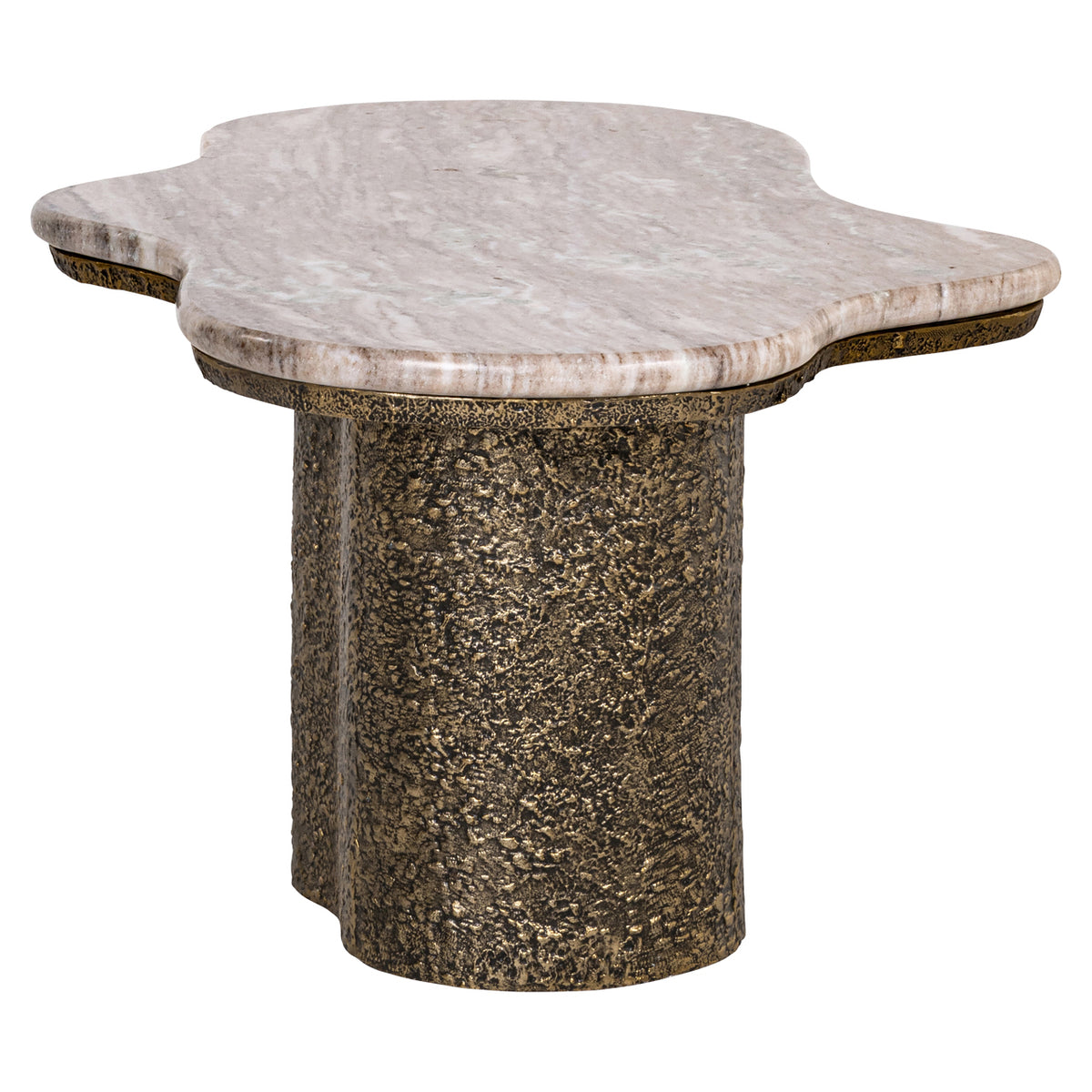 Coffee table Abandos antique brass