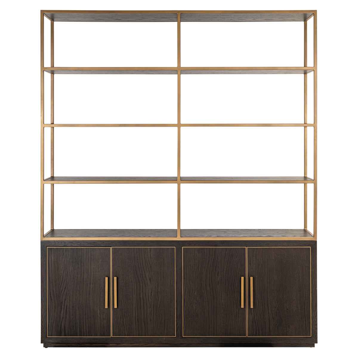 Armoire murale Carter brown large 4-doors