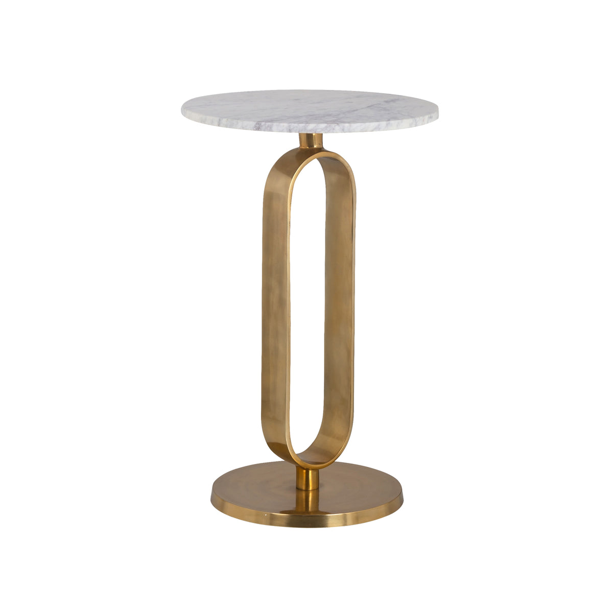 Side table Celine brushed gold