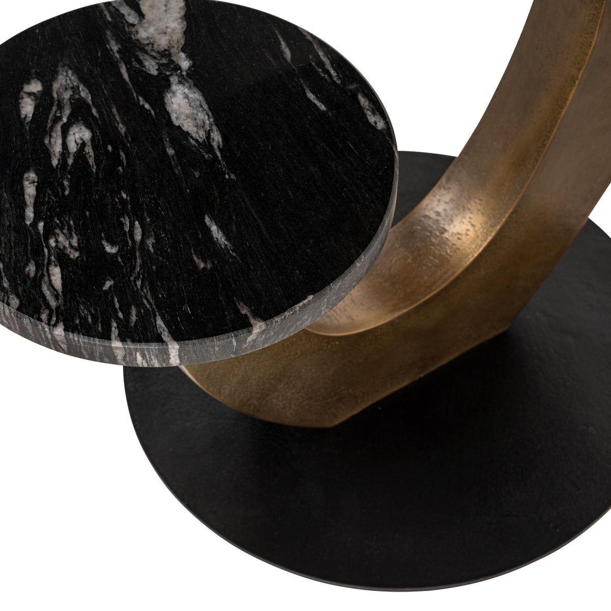 Tibby black side table