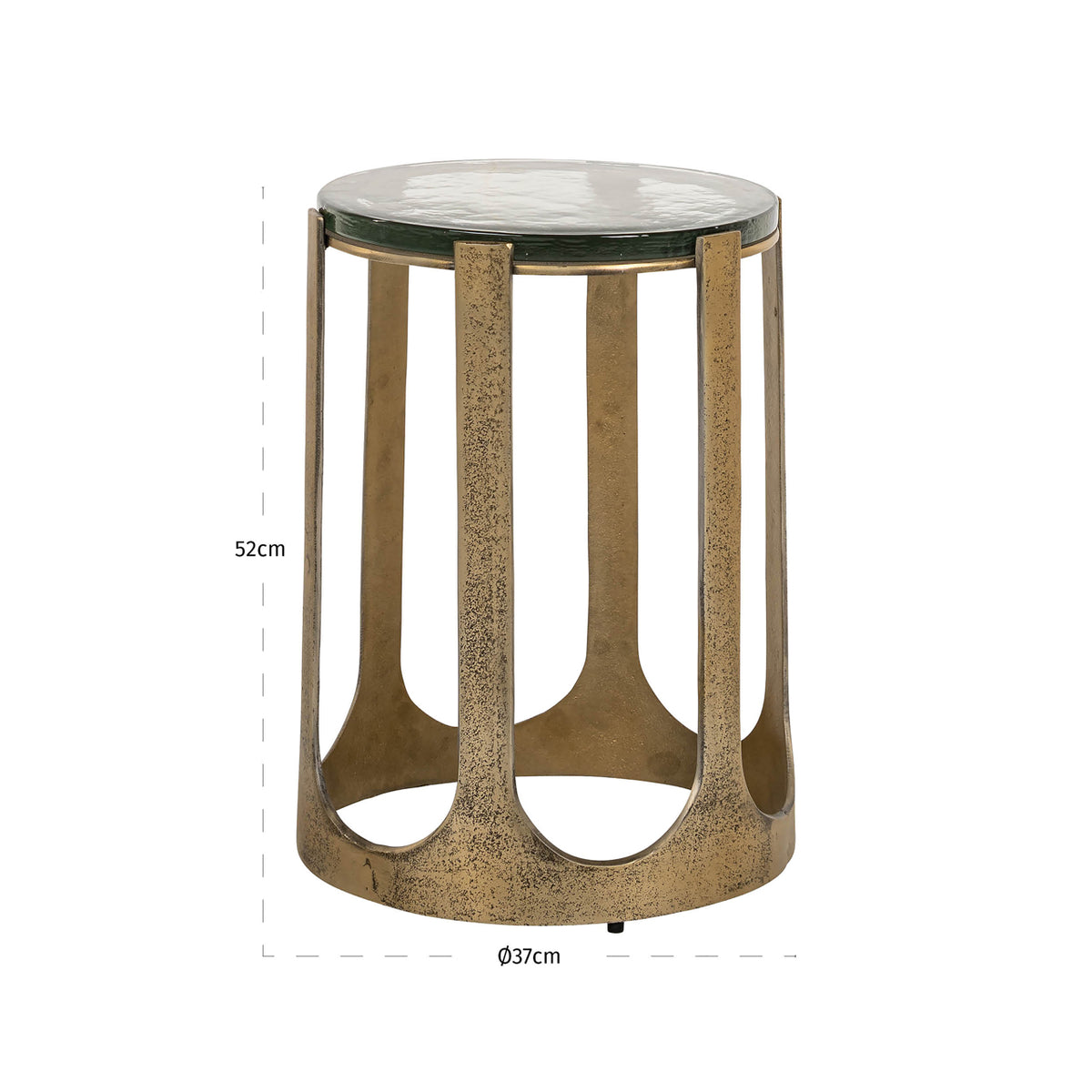 Beistelltisch Rixo gold