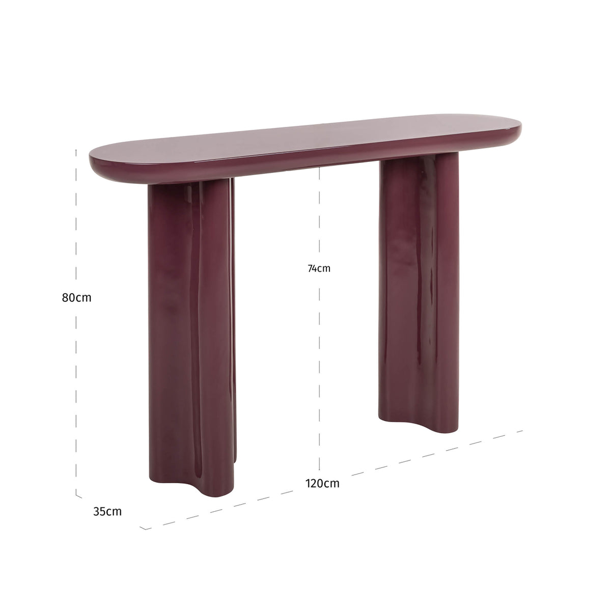 Console Sunny burgundy