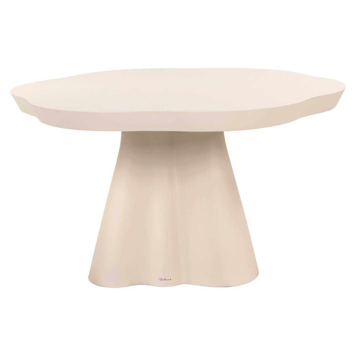 Table à manger d’extérieur Urban Bloom sandstone 140x140
