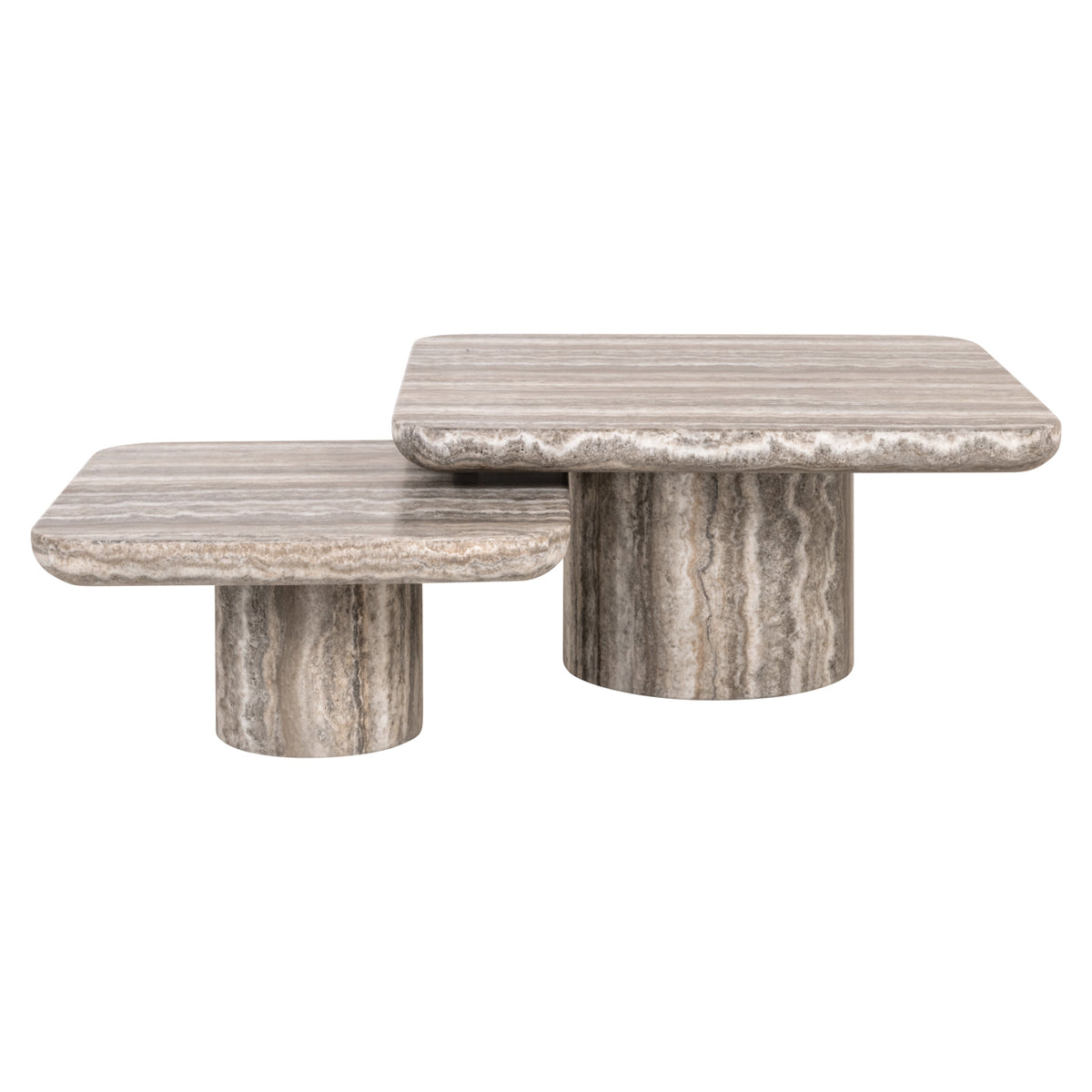 Couchtisch Dulce grau (denizly) (Set aus 2)