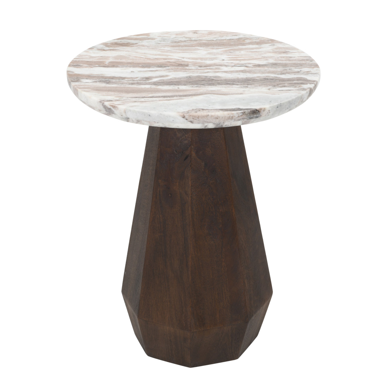 Oberoy Blush beige side table 45Ø