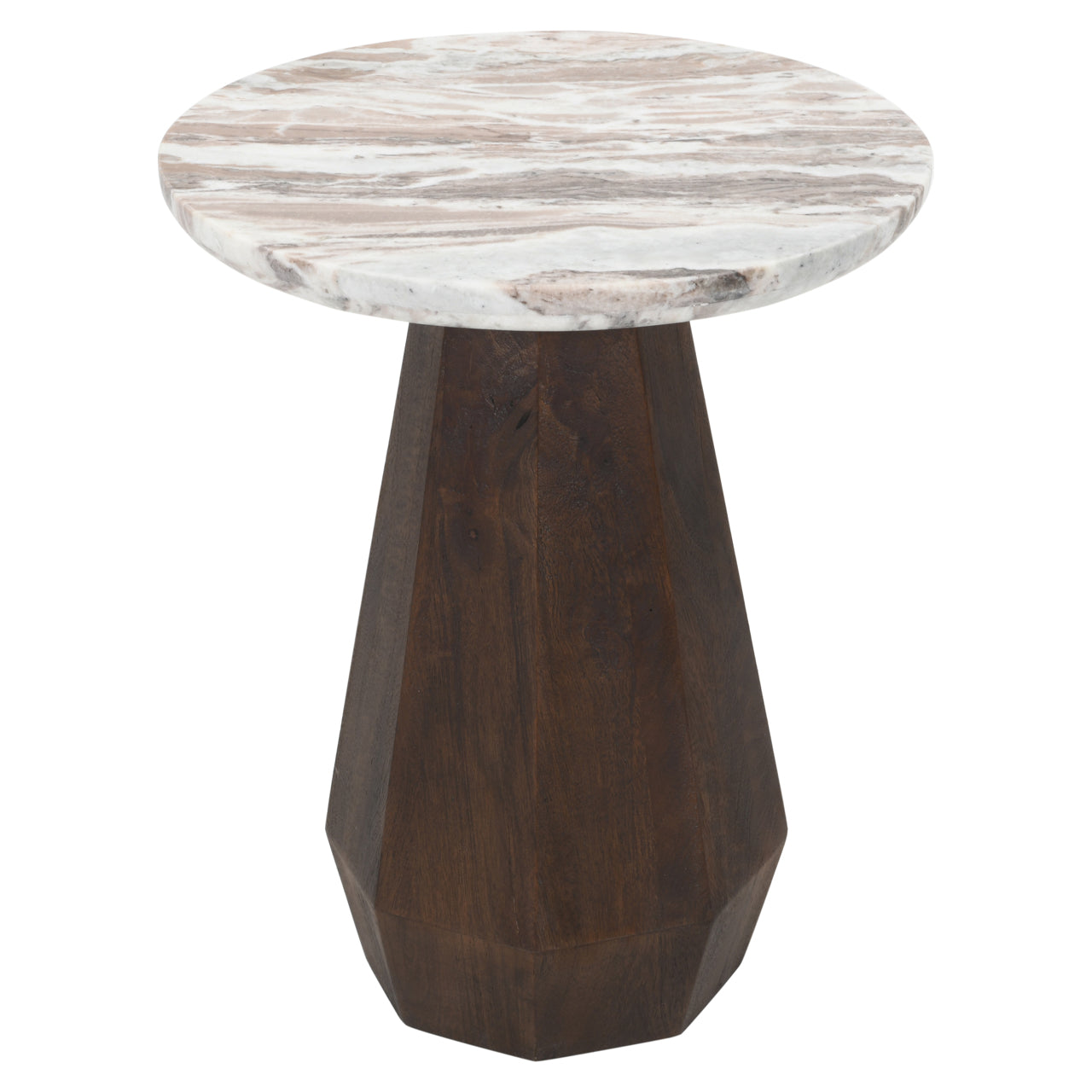 Oberoy Blush beige side table 45Ø
