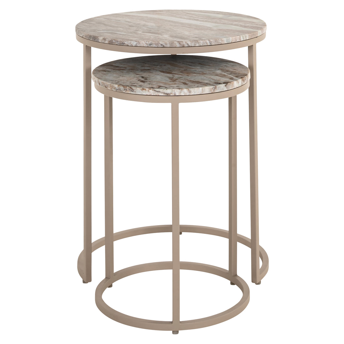 Bijzettafel Fairfax clay (Set of 2)