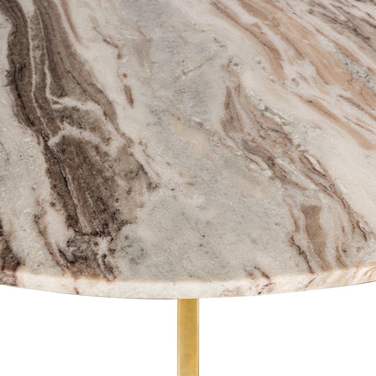 Table de salle à manger Bottega Blush beige 140Ø