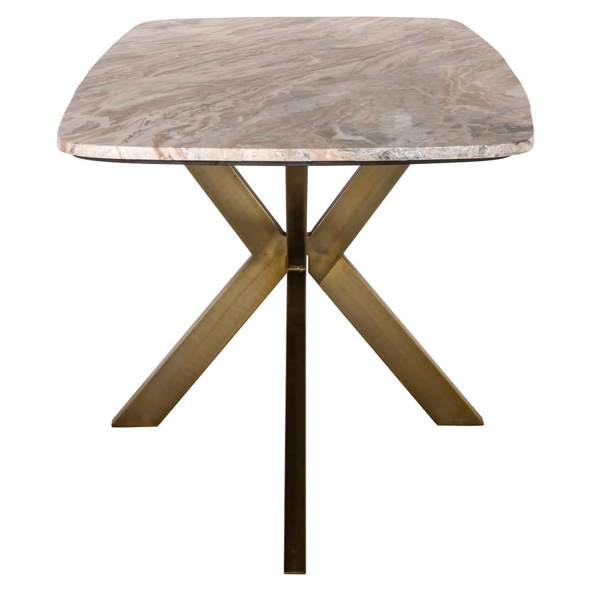 Eettafel Bottega Blush beige danish oval 220